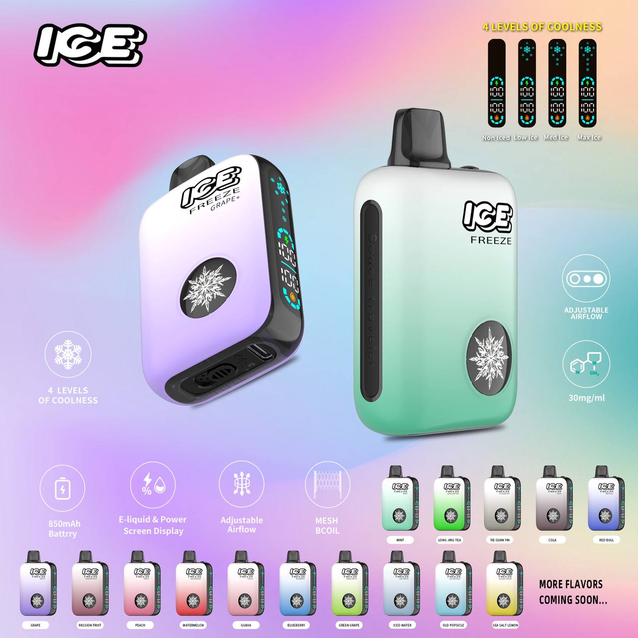 ICE FREEZE 一次性主機 10000口 (30)